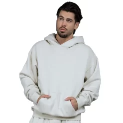 luxury high quality free sample athletic customized 500gsm man heavy cropped fitted blank winter hoodie for men